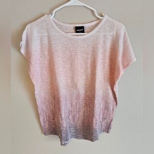 Crew Neck Cap Sleeve Boxy Top